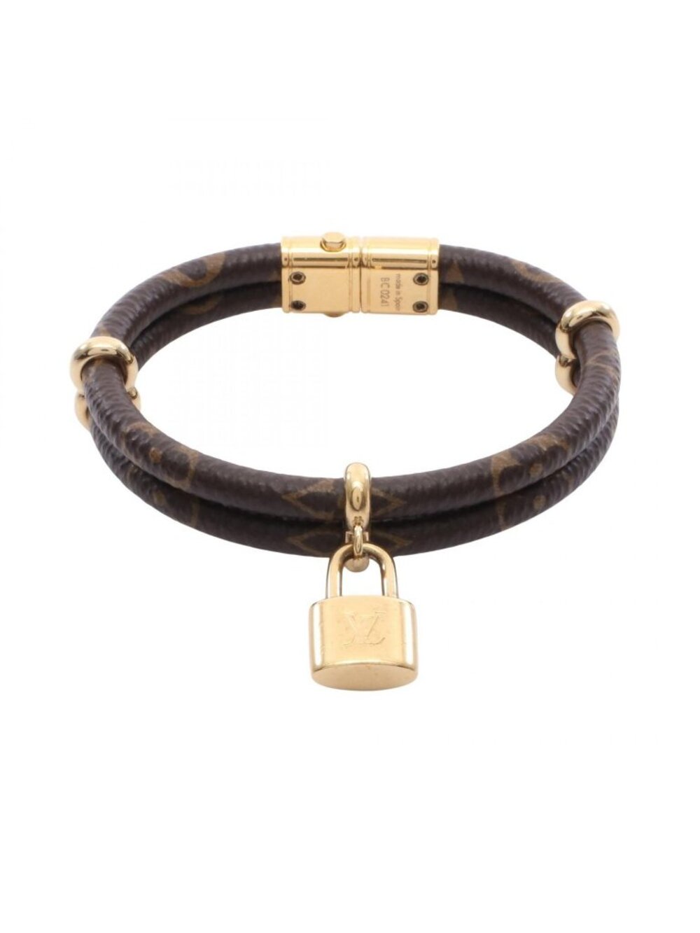 Louis Vuitton Bracelet Keep It Twice Canvas
